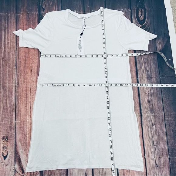 NWT BCBGeneration Optic White Contrast Tunic M - Picture 16 of 16